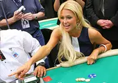 Paris Hilton at PartyPoker