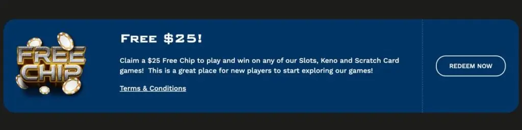 Kudos Casino Bonus Screenshot