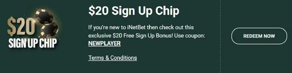 iNetBet No Deposit Bonus