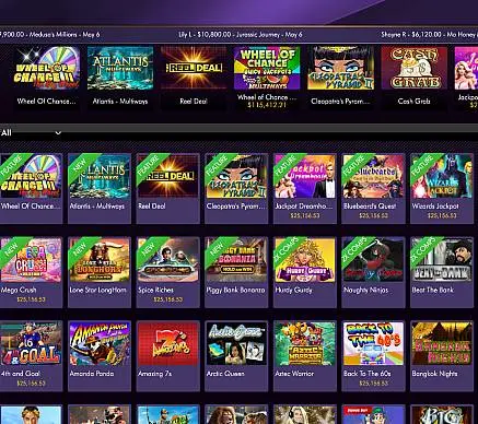 Miami Club Casino online slots screenshot