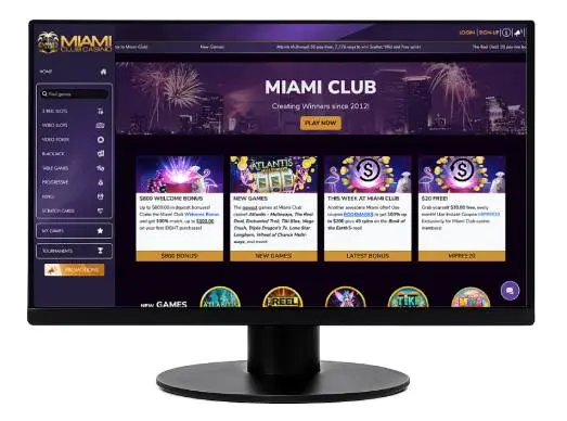 Miami Club Casino screenshot desktop
