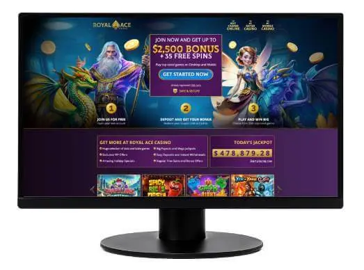 Royal Ace Casino on desktop screenshot