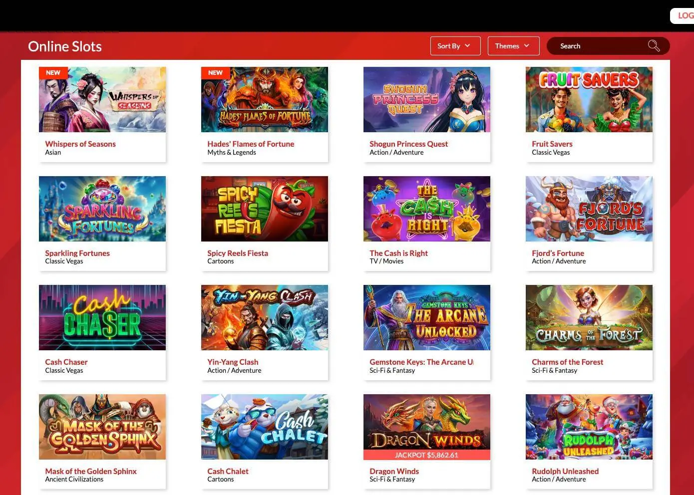 Ruby Slots Casino online slots screenshot