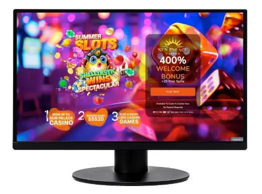 Sun Palace Casino desktop screenshot