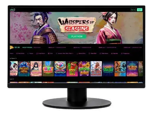 Uptown Aces Casino screenshot desktop