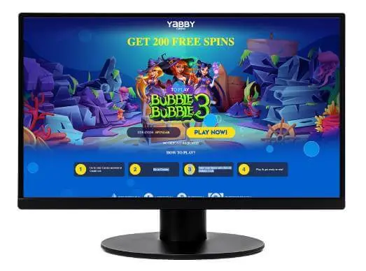 Yabby Casino screenshot desktop