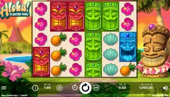 Aloha! Cluster Pays Slot Game Screenshot