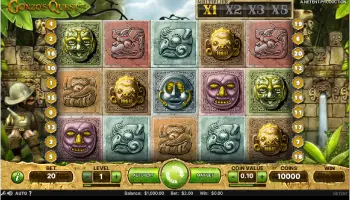 Gonzo's Quest Slot Game Screenshot