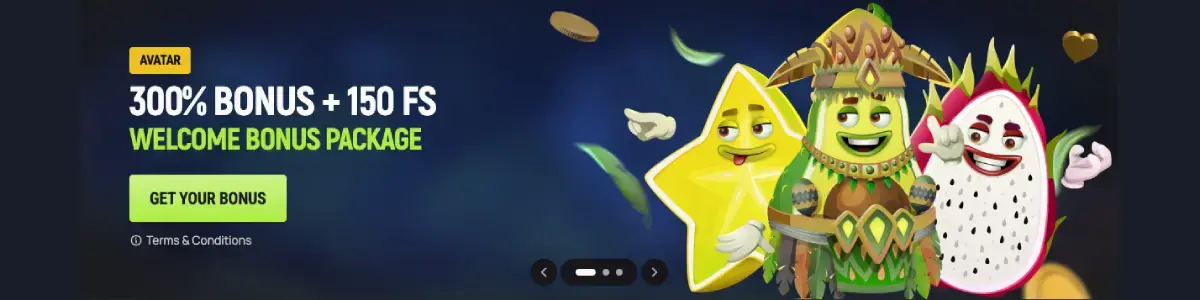 AvoCasino Welcome Bonus