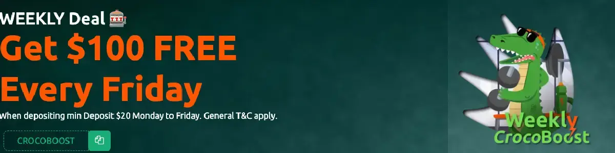 Playcroco Casino Bonuses
