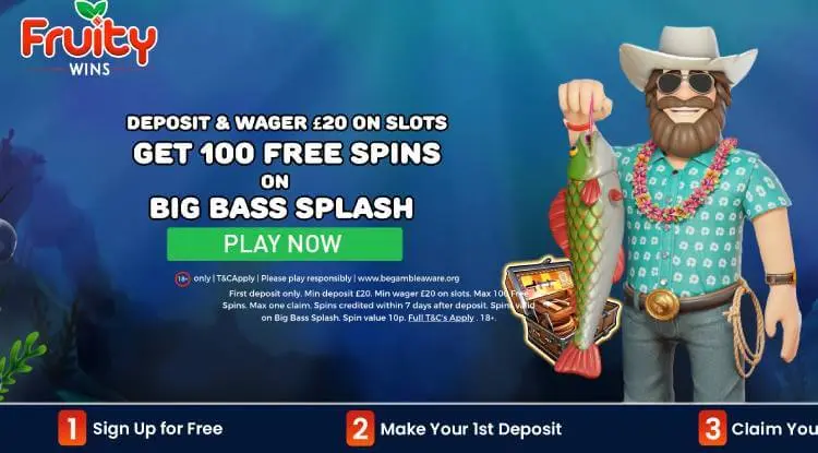 Fruity Wins welcome bonus