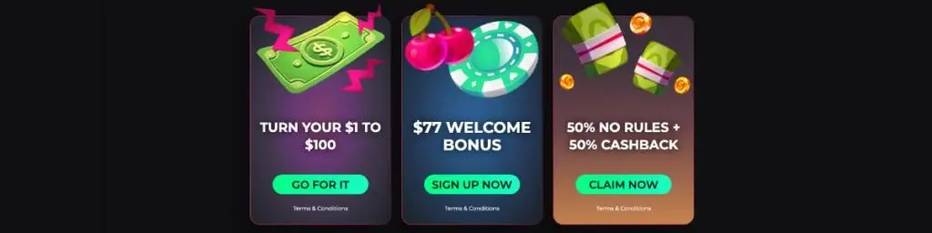 BettyWins bonuses Screenshot