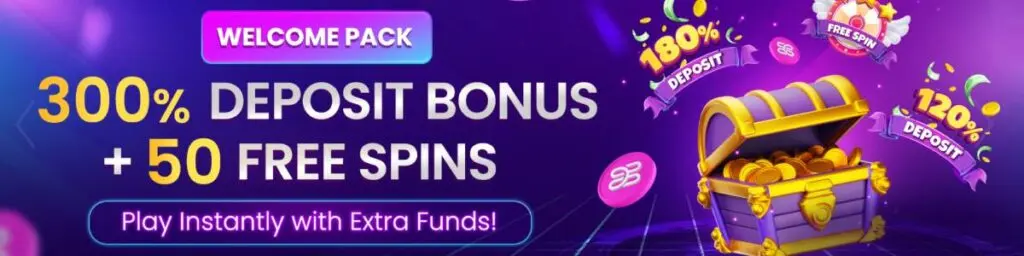 HunnyPlay Casino Welcome Bonus Screenshot