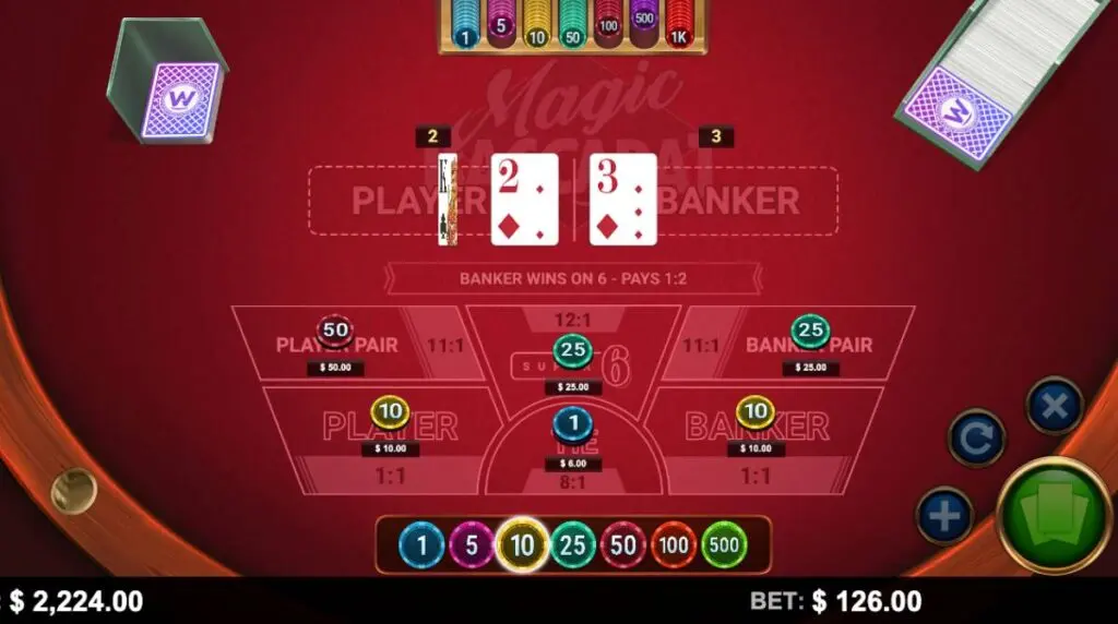 Magic Baccarat review image