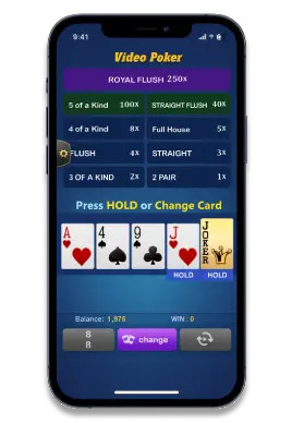 Video Poker TaDa Gaming mobile 2