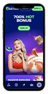Chillestakes Casino mobile screenshot
