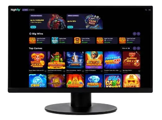 Highflybet Casino desktop screenshot