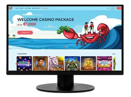 Crabslots Casino screenshot desktop