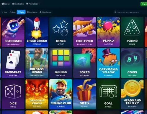 Luckiest Casino turbo screenshot