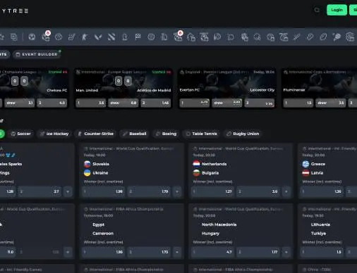 Moneytree.Games sportsbook screenshot