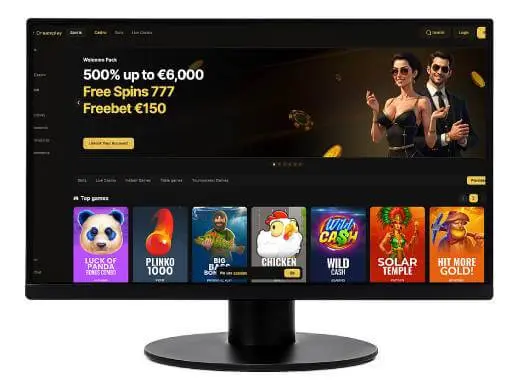 Dreamplay.bet Casino desktopscreenshot