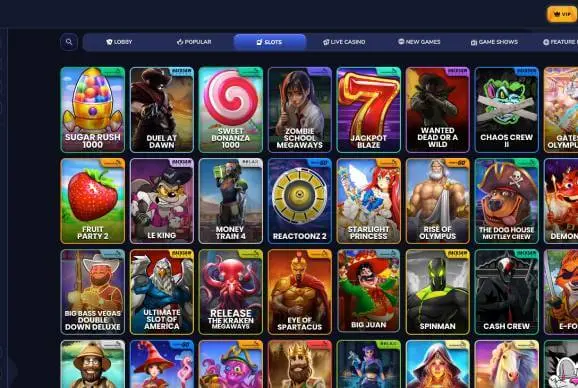 Flush Casino online slots screenshot