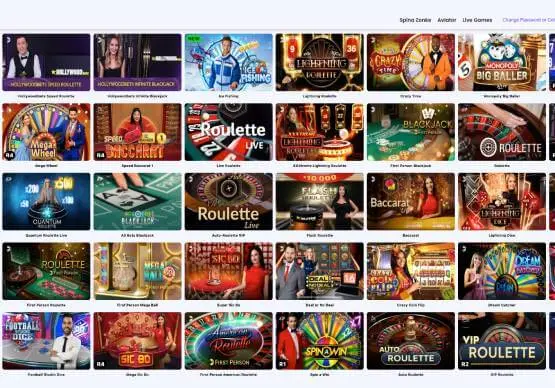 Hollywoodbets casino games screenshot