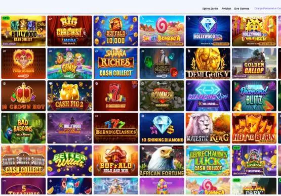 Hollywoodbets online slots screenshot