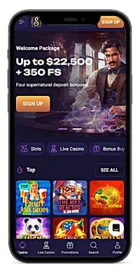 Spirit Casino mobile screenshot