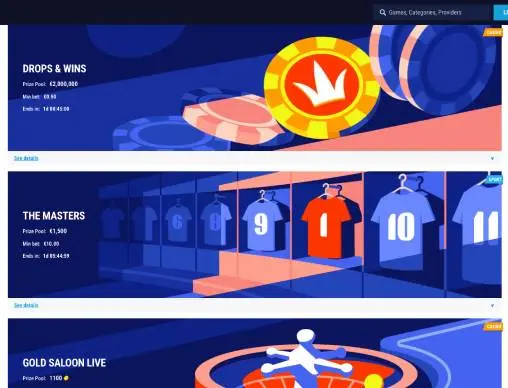 Tikitaka Casino tournaments screenshot