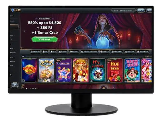 Astromania Casino desktop screenshot